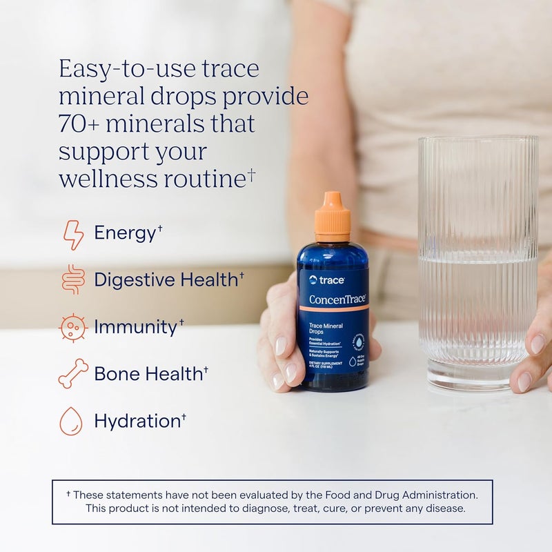 Trace Minerals Research, ConcenTrace, Mineral Drops, 4 fl oz (118 ml) - Image 2